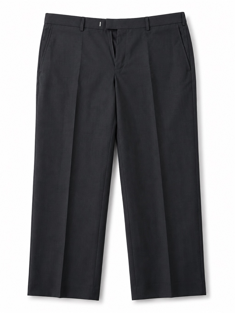 Perry Ellis Portfolio Men’s Dress Pants 40x27 Black Flat Front